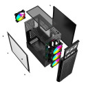 Gembird Fornax 400X Midi Tower Black