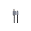 Gembird CCB-MUSB2B-AMLM-6 mobile phone cable Black 1.8 m USB A Lightning