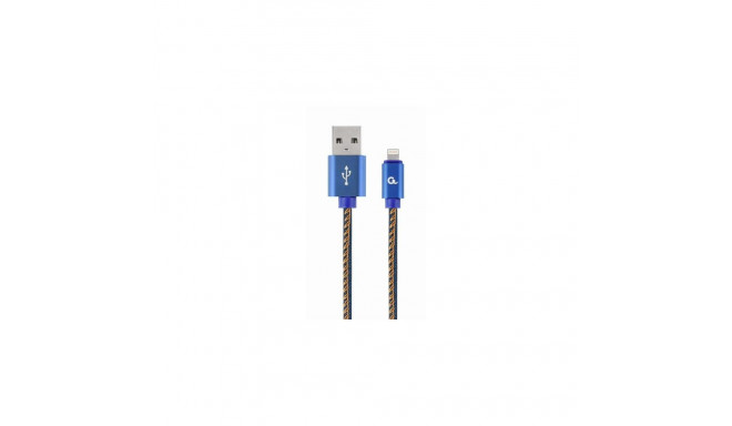 Cablexpert CC-USB2J-AMLM-1M-BL lightning cable Blue
