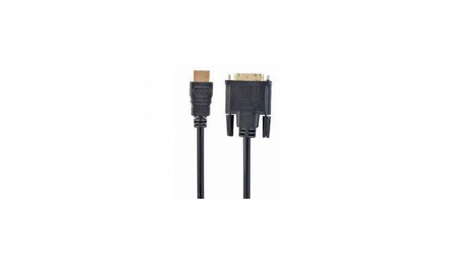 Gembird CC-HDMI-DVI-0.5M video cable adapter Black