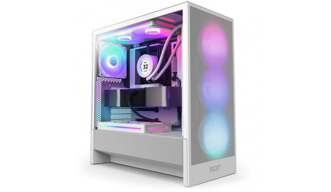 NZXT H5 Flow RGB Midi Tower White