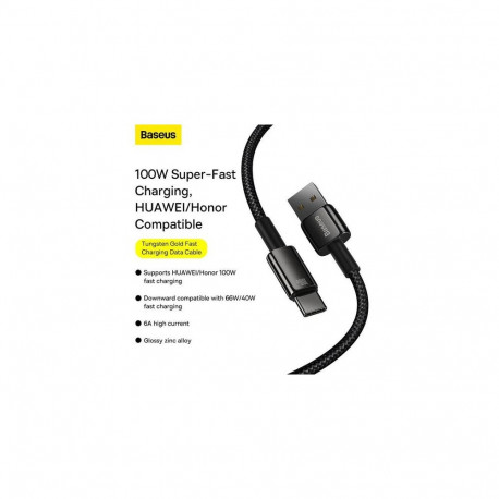 Baseus CAWJ000101 USB cable USB 2.0 2 m USB C Black
