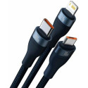 Baseus CASS030003 USB cable 1.2 m USB A USB C/Micro USB-A/Lightning Blue