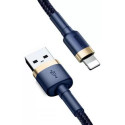 Baseus CALKLF-CV3 lightning cable 2 m Blue, Gold