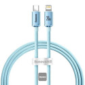 Baseus Crystal Shine mobile phone cable Purple 1.2 m USB C Lightning