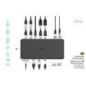 i-tec USB 3.0 / USB-C / Thunderbolt 3 Professional Dual 4K Display Docking Station Generation 2 + Po
