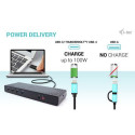 i-tec USB 3.0 / USB-C / Thunderbolt Dual Display Docking Station + Power Delivery 100W