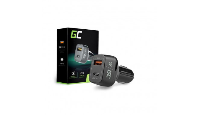 Green Cell CAD33 mobile device charger Universal Black Cigar lighter Fast charging Indoor