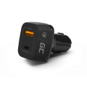 Green Cell CAD33 mobile device charger Universal Black Cigar lighter Fast charging Indoor