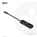 CLUB3D USB Gen2 Type-C to HDMI™ 8K60Hz or 4K120Hz HDR10+ with DSC1.2 with Power Delivery 3.0 Active 