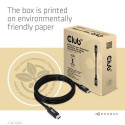 CLUB3D USB4 Gen3x2 Type-C Bi-Directional Cable 8K60Hz, Data 40Gbps, PD 240W(48V/5A) EPR M/M 2m / 6.5