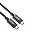 CLUB3D USB4 Gen3x2 Type-C Bi-Directional Cable 8K60Hz or 4K120Hz, Data 40Gbps, PD 240W(48V/5A) EPR M