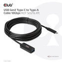 CLUB3D USB Gen2 Type-C to Type-A Cable 10Gbps M/F 5m/16.4ft