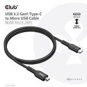 CLUB3D USB 3.2 Gen1 Type-C to Micro USB Cable M/M 1m /3.28ft