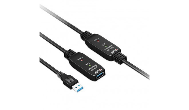 CLUB3D USB 3.2 Gen1 Active Repeater Cable 10m / 32.8ft M/F 28AWG