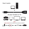 CLUB3D Mini DisplayPort to DisplayPort1.4 Extension Cable 8K60Hz DSC1.2 HBR3 HDR M/F 1m/3.28 ft