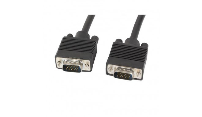 Lanberg CA-VGAC-10CC-0100-B VGA cable 10 m VGA (D-Sub) Black