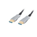 Lanberg CA-HDMI-20FB-0500-BK HDMI cable 50 m HDMI Type A (Standard) Black, Silver