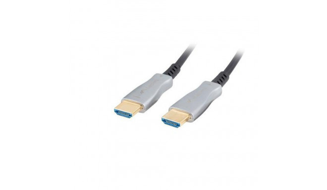Lanberg CA-HDMI-20FB-0500-BK HDMI cable 50 m HDMI Type A (Standard) Black, Silver