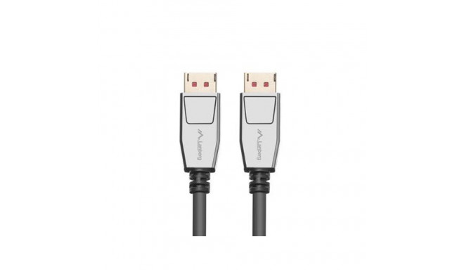 Lanberg CA-DPDP-20CU-0018-BK DisplayPort cable 1.8 m Black, Silver