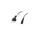 Lanberg CA-C7CA-10CC-0030-BK power cable Black 3 m C7 coupler CEE7/16