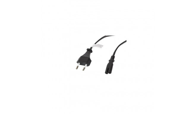 Lanberg CA-C7CA-10CC-0030-BK power cable Black 3 m C7 coupler CEE7/16