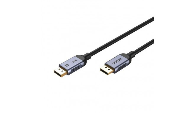 UNITEK C1626GY01-2M DisplayPort 2.1 Black Black, Grey