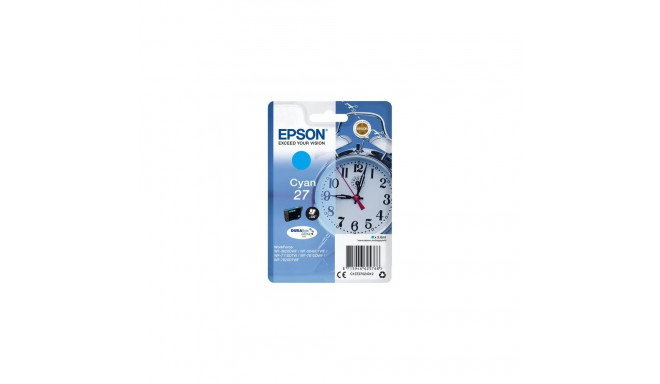 Epson Alarm clock Singlepack Cyan 27 DURABrite Ultra Ink