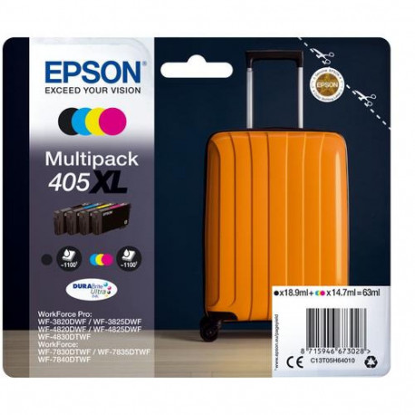Epson 405XL Suitcase DURABrite Ultra Multipack 4-colours Ink