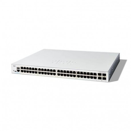 Cisco Catalyst 1200-48T-4G Smart Switch, 48 Port GE, 4x1GE SFP, Limited Lifetime Protection (C1200-4
