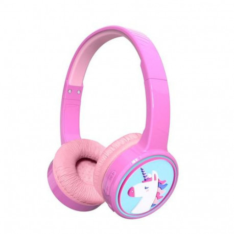 Denver BTH-106P headphones/headset Wired &amp; Wireless Head-band Calls/Music Bluetooth Pink