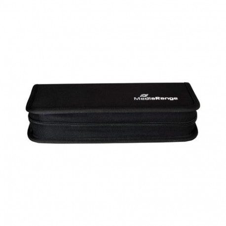 MediaRange BOX99 memory card case 5 cards Nylon Black
