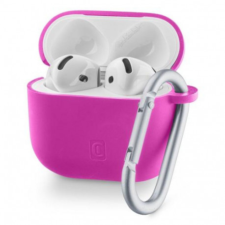 Cellularline Bounce - AirPods 4/4 ANC Soft touch silicone AirPod case with hook