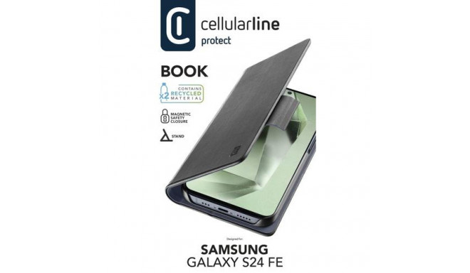 Cellularline Book Galaxy S24 FE Book case with card pocket and magnetic closure