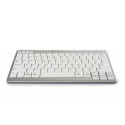 BakkerElkhuizen UltraBoard 950 Wireless keyboard Office Bluetooth QWERTY US English Light grey, Whit