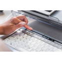 BakkerElkhuizen S-board 840 keyboard Office USB QWERTZ German Light grey, White
