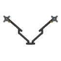 BakkerElkhuizen BE Flexible Dual 88.9 cm (35") Black Desk