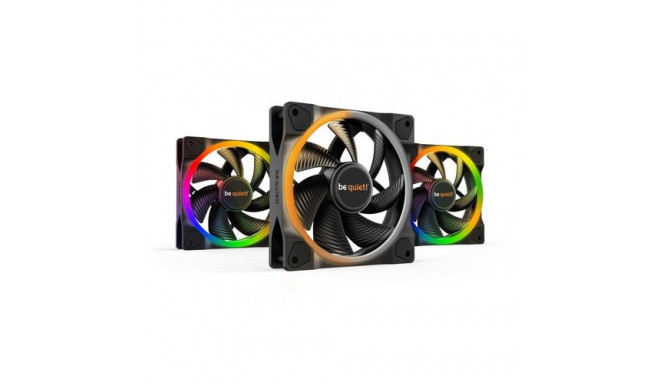 be quiet! Light Wings 120mm ARGB PWM Fan Black 3 Pack