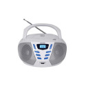 Blaupunkt BB7-WH portable stereo system Digital 2.4 W FM Grey MP3 playback Blaupunkt BB7-WH portable stereo system Digital 2.4 W FM Grey MP3 playback