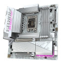 GIGABYTE B860M AORUS ELITE WF6E ICE Motherboard - Intel Core Ultra Series CPUs, 12+1+2+1 Phases VRM,
