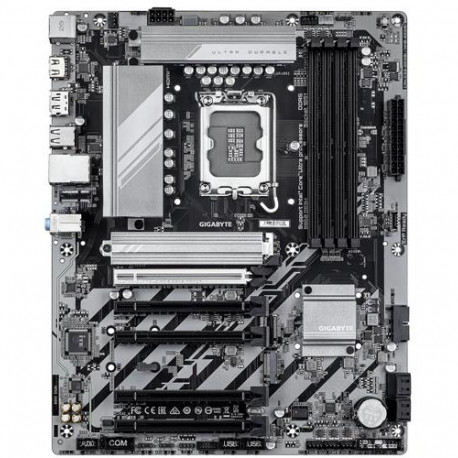 GIGABYTE B860 DS3H Motherboard - Supports Intel Core Ultra CPUs, 8+1+2+2 phases VRM, up to 9066MHz D