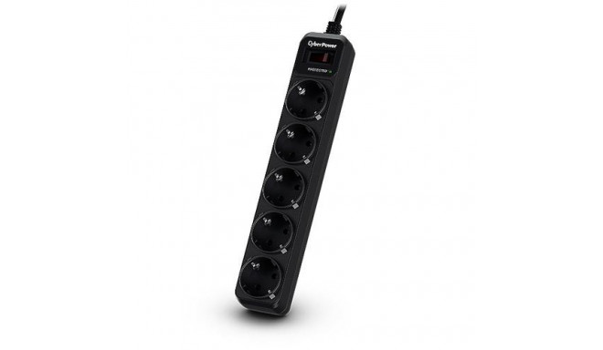 CyberPower B0520SC0-DE surge protector Black 5 AC outlet(s) 200 - 250 V 1.8 m