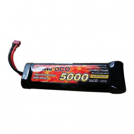Gens ace B-5000-8.4V-NIMH-Flat-Pack-T Radio-Controlled (RC) model part/accessory Battery