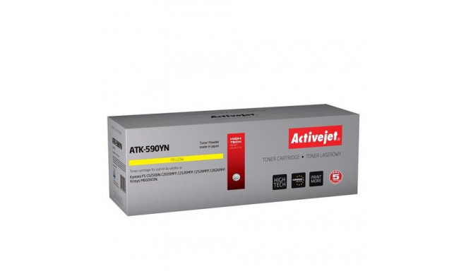 Activejet ATK-590YN toner (replacement for Kyocera TK-590Y; Supreme; 5000 pages; yellow)