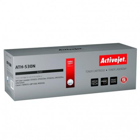 Activejet ATH-530N toner (replacement for HP 304A CC530A, Canon CRG-718B; Supreme; 3400 pages; black