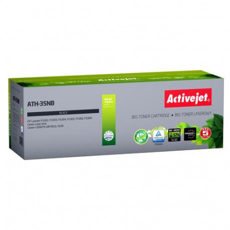 Activejet BIO ATH-35NB toner for HP, Canon printers, Replacement HP 35A CB435A, Canon CRG-712; Supre