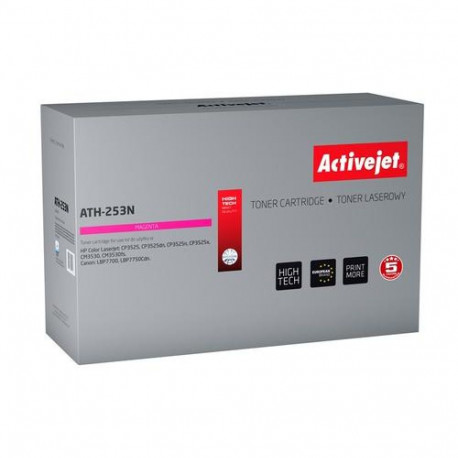 Activejet ATH-253N Toner for HP, Canon printers, Replacement HP 504A CE253A, Canon CRG-723M; Supreme