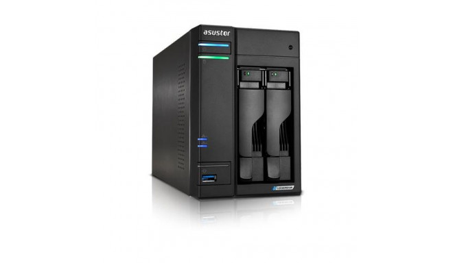 Asustor LOCKERSTOR 2 Gen2 (AS6702T) NAS Desktop Intel® Celeron® N5105 4 GB DDR4 0 TB ADM Black
