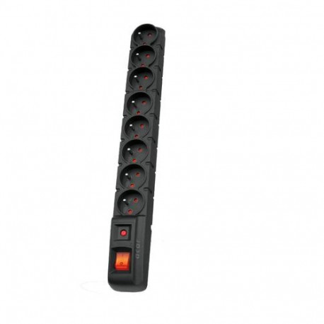 HSK DATA S8 Black 8 AC outlet(s) 230 V