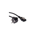 Akyga AK-PC-06C power cable Black 3 m CEE7/7 IEC C13